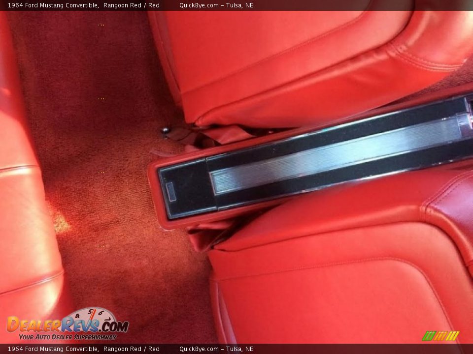 1964 Ford Mustang Convertible Rangoon Red / Red Photo #4