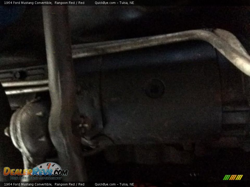 1964 Ford Mustang Convertible Rangoon Red / Red Photo #7