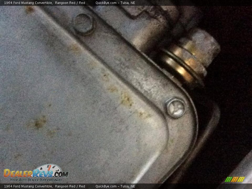 1964 Ford Mustang Convertible Rangoon Red / Red Photo #8