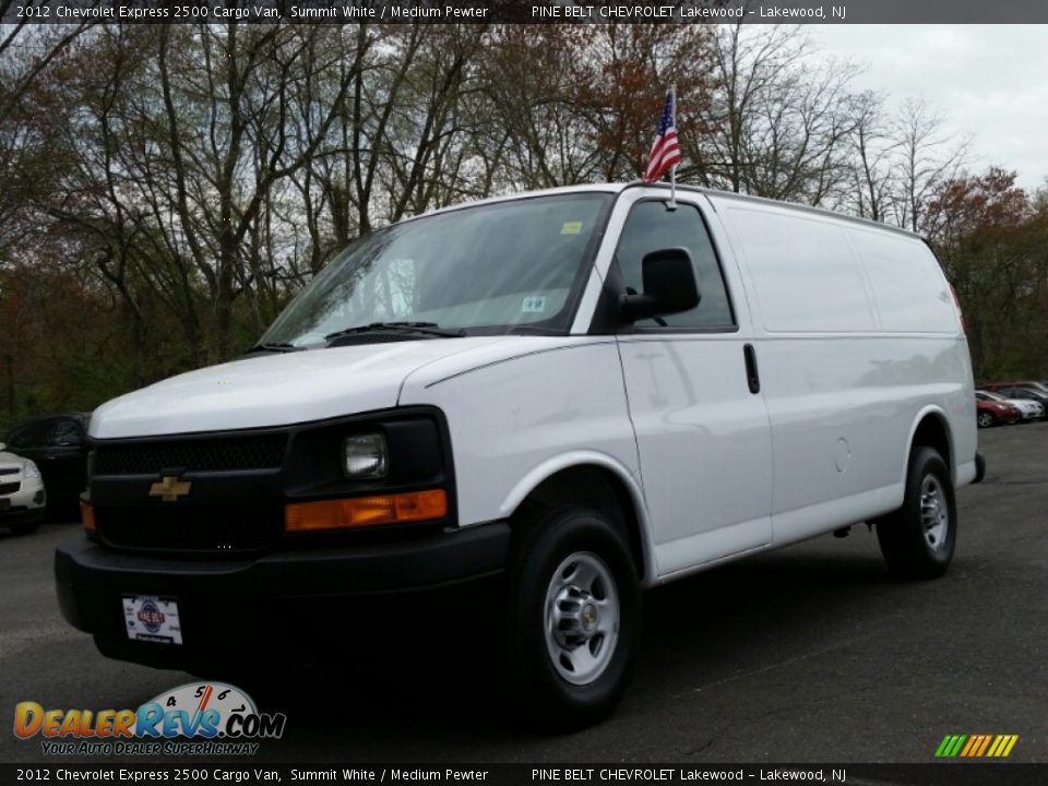 2012 Chevrolet Express 2500 Cargo Van Summit White / Medium Pewter Photo #1