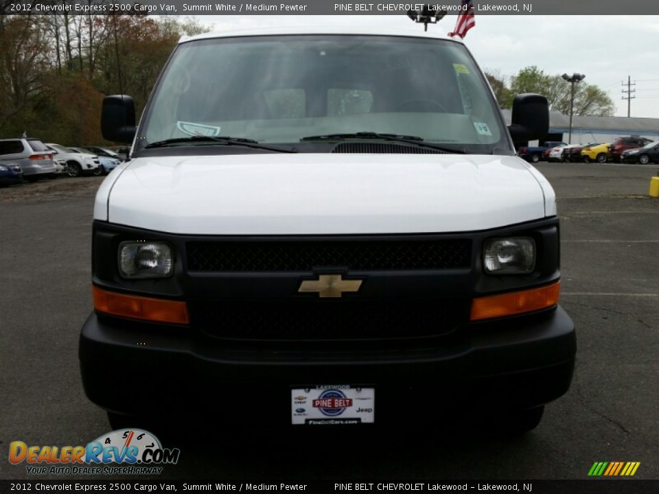 2012 Chevrolet Express 2500 Cargo Van Summit White / Medium Pewter Photo #2