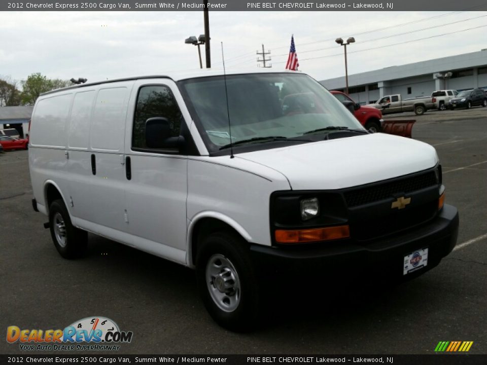 2012 Chevrolet Express 2500 Cargo Van Summit White / Medium Pewter Photo #3