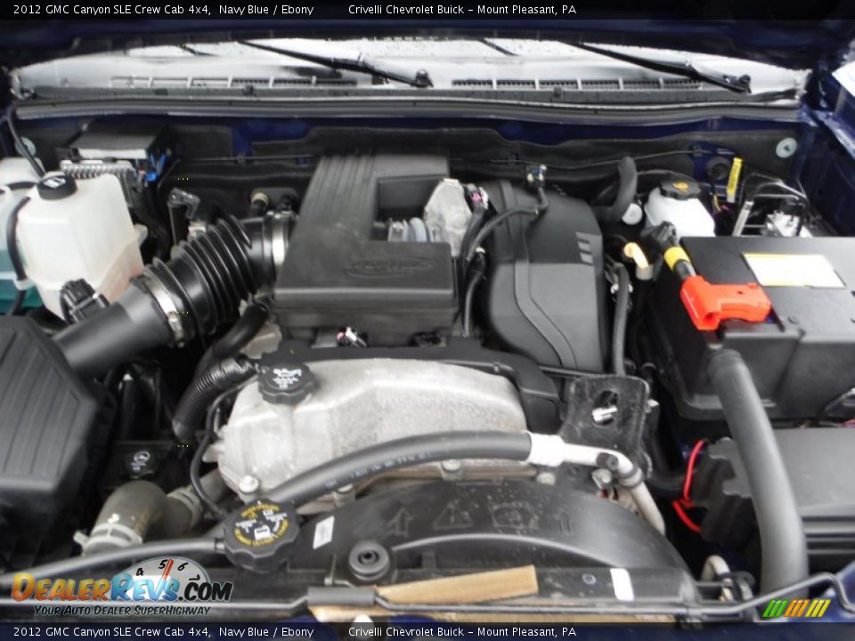 2012 GMC Canyon SLE Crew Cab 4x4 3.7 Liter DOHC 20-Valve 5 Cylinder Engine Photo #11