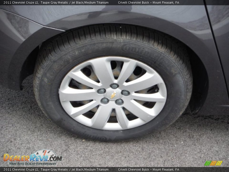 2011 Chevrolet Cruze LS Taupe Gray Metallic / Jet Black/Medium Titanium Photo #6
