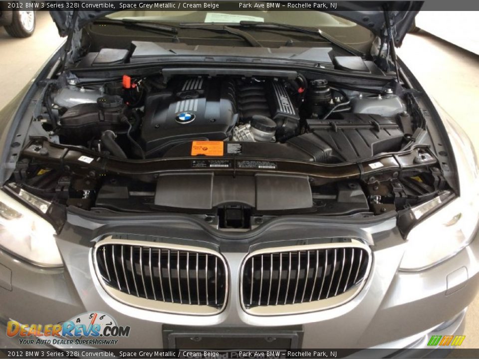 2012 BMW 3 Series 328i Convertible Space Grey Metallic / Cream Beige Photo #30