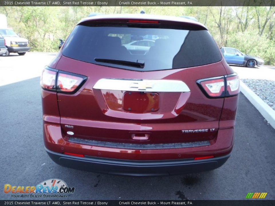 2015 Chevrolet Traverse LT AWD Siren Red Tintcoat / Ebony Photo #7