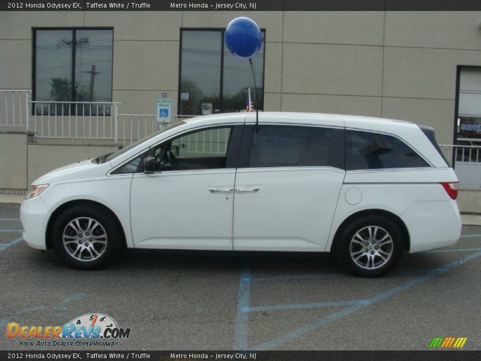 2012 Honda Odyssey EX Taffeta White / Truffle Photo #3