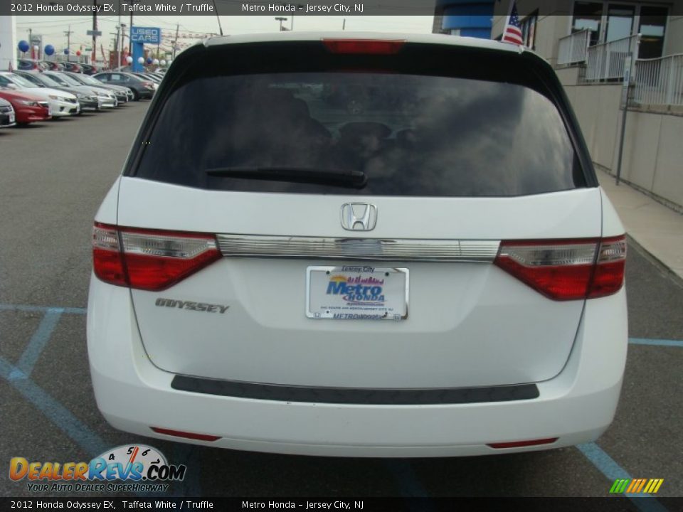 2012 Honda Odyssey EX Taffeta White / Truffle Photo #5
