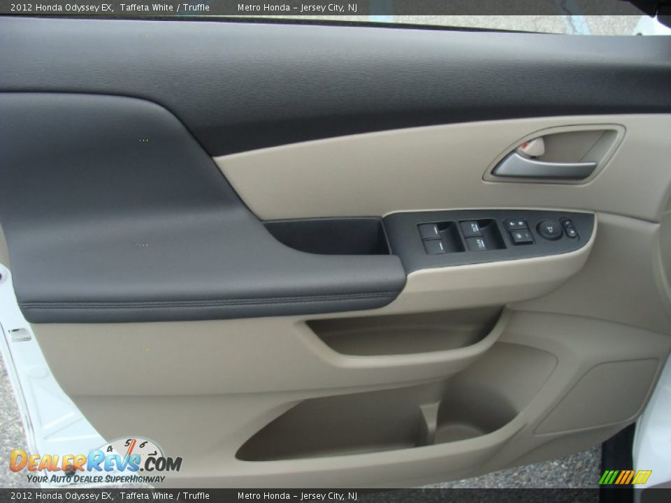 2012 Honda Odyssey EX Taffeta White / Truffle Photo #9