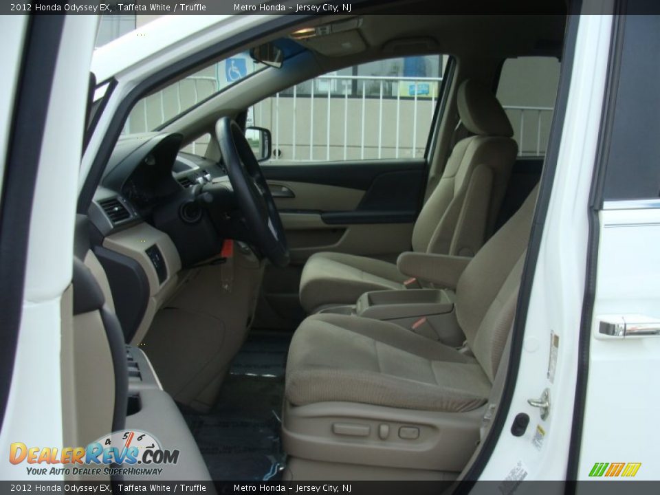 2012 Honda Odyssey EX Taffeta White / Truffle Photo #12