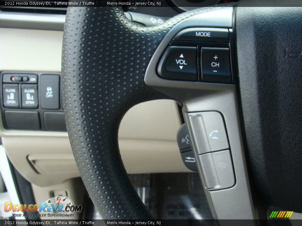 2012 Honda Odyssey EX Taffeta White / Truffle Photo #16