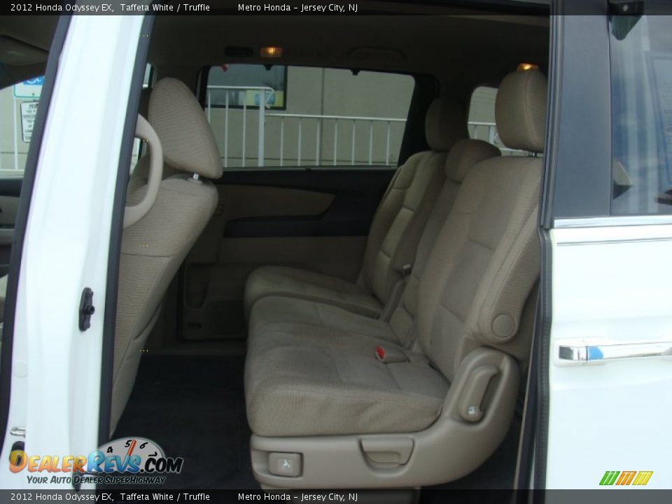 2012 Honda Odyssey EX Taffeta White / Truffle Photo #22