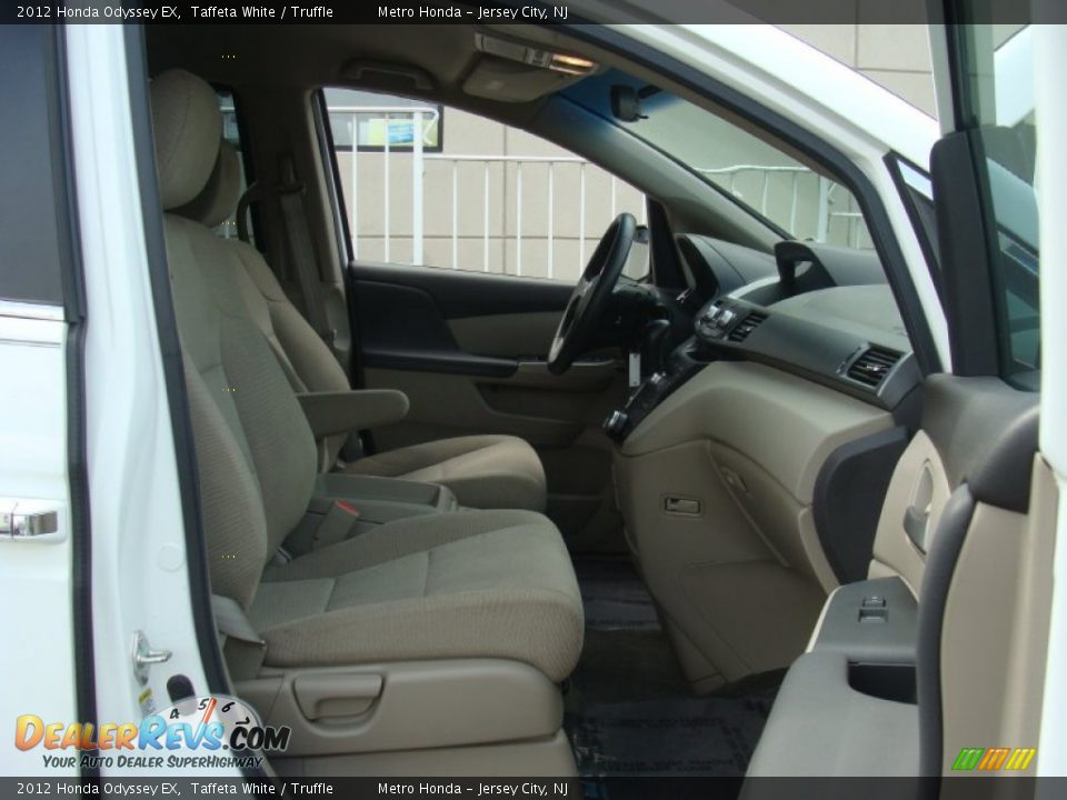 2012 Honda Odyssey EX Taffeta White / Truffle Photo #29