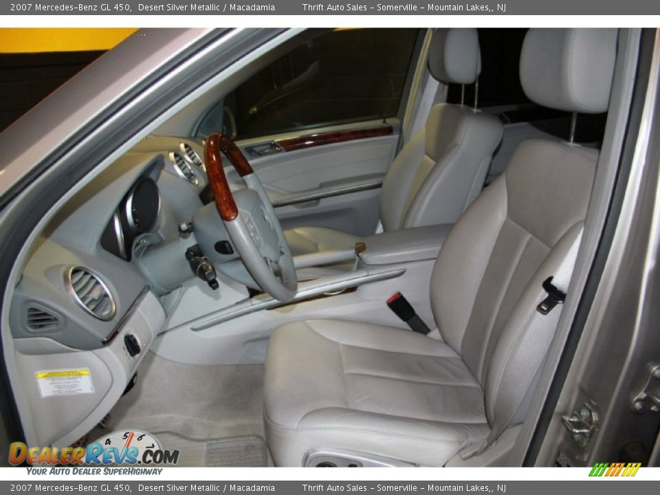 2007 Mercedes-Benz GL 450 Desert Silver Metallic / Macadamia Photo #12