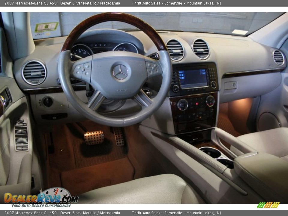 2007 Mercedes-Benz GL 450 Desert Silver Metallic / Macadamia Photo #31