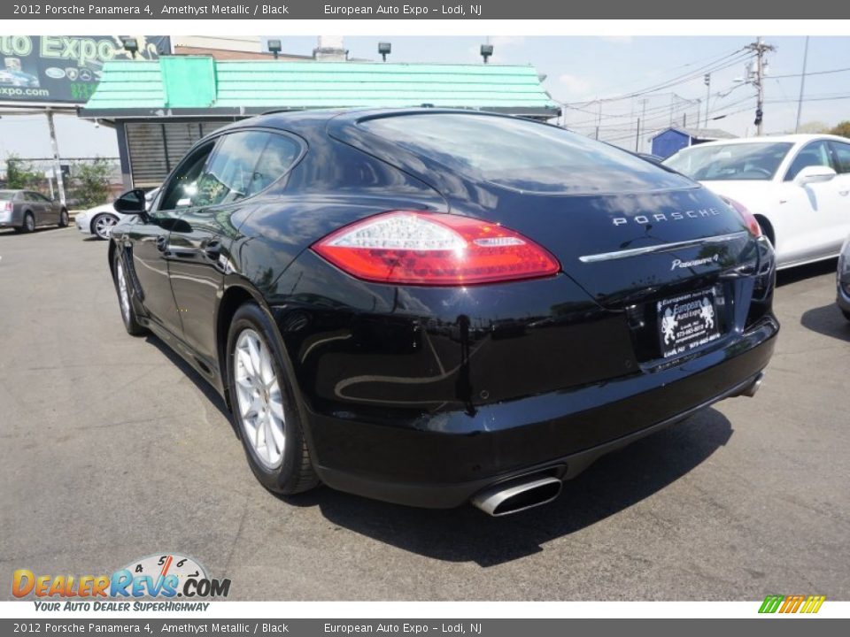 2012 Porsche Panamera 4 Amethyst Metallic / Black Photo #3