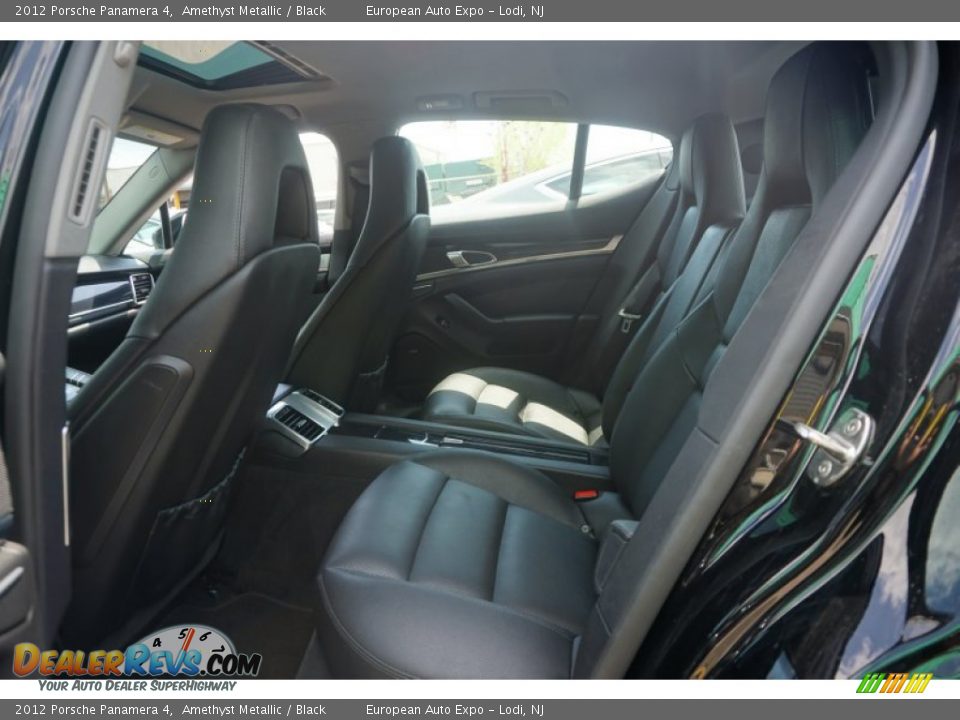 2012 Porsche Panamera 4 Amethyst Metallic / Black Photo #11