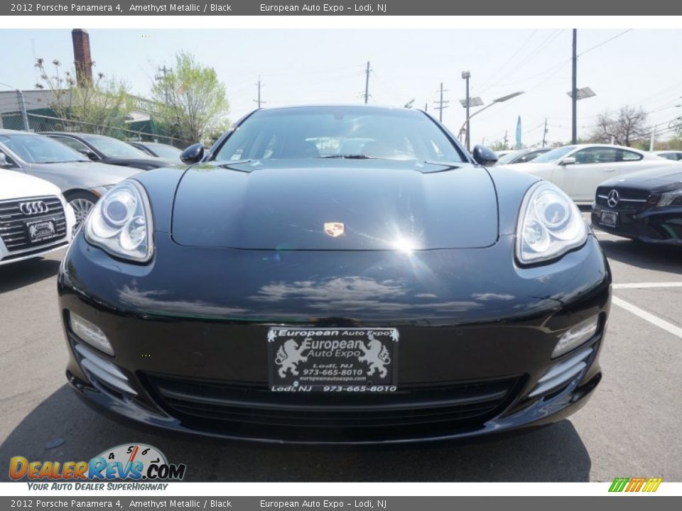 2012 Porsche Panamera 4 Amethyst Metallic / Black Photo #13