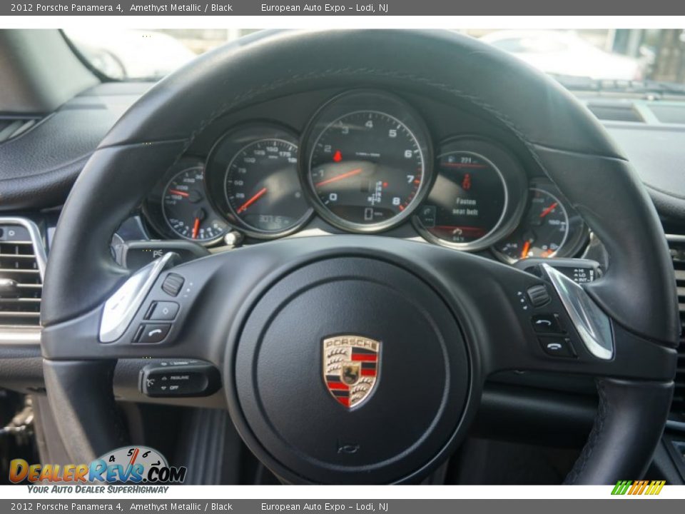 2012 Porsche Panamera 4 Amethyst Metallic / Black Photo #17