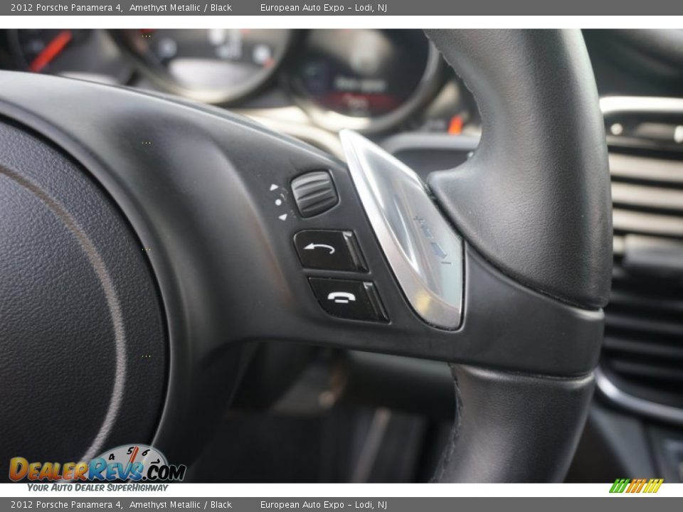 2012 Porsche Panamera 4 Amethyst Metallic / Black Photo #18