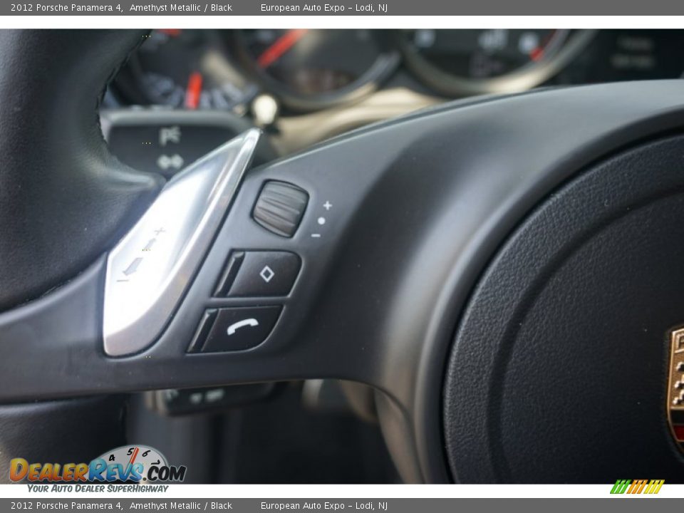 2012 Porsche Panamera 4 Amethyst Metallic / Black Photo #19