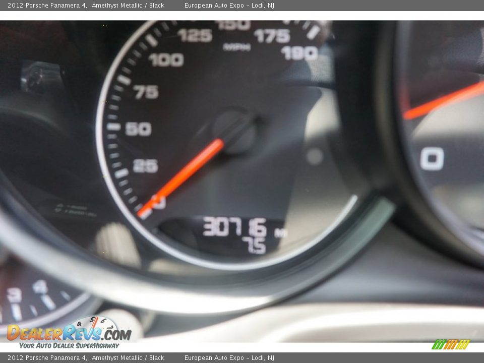 2012 Porsche Panamera 4 Amethyst Metallic / Black Photo #20