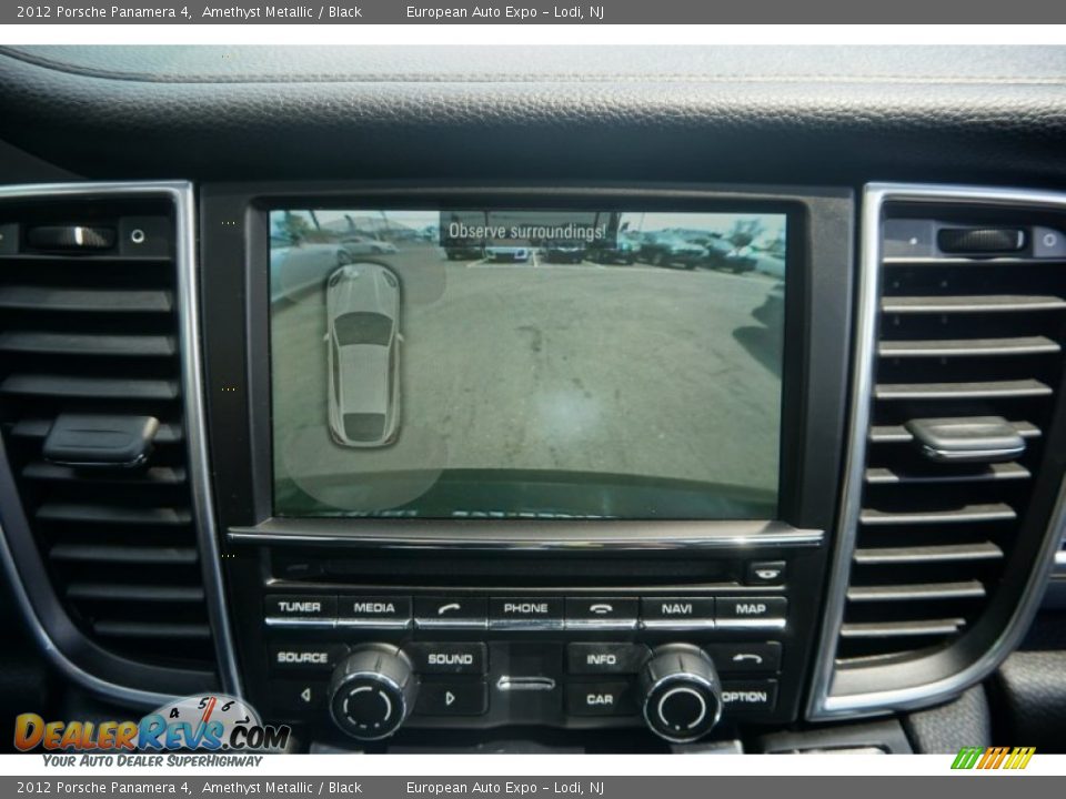 2012 Porsche Panamera 4 Amethyst Metallic / Black Photo #28