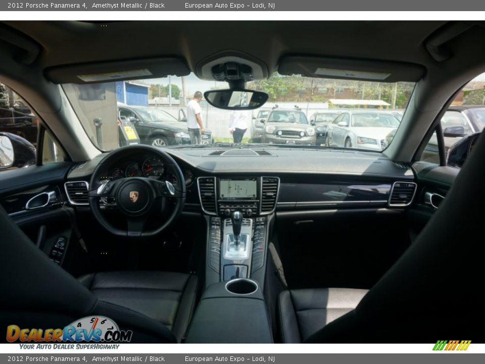 2012 Porsche Panamera 4 Amethyst Metallic / Black Photo #31