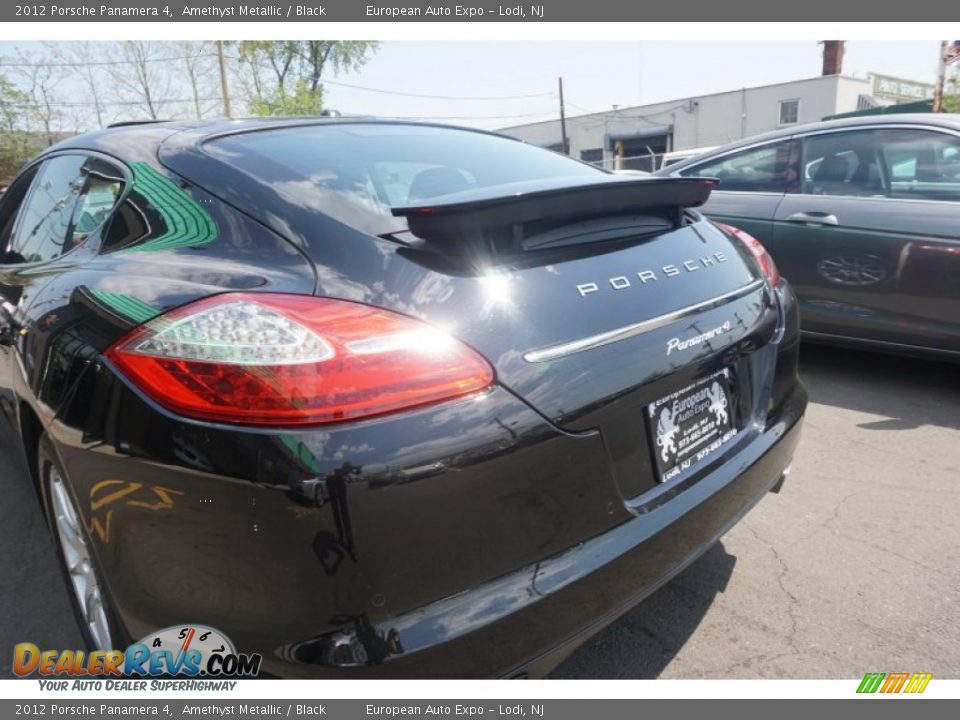 2012 Porsche Panamera 4 Amethyst Metallic / Black Photo #33