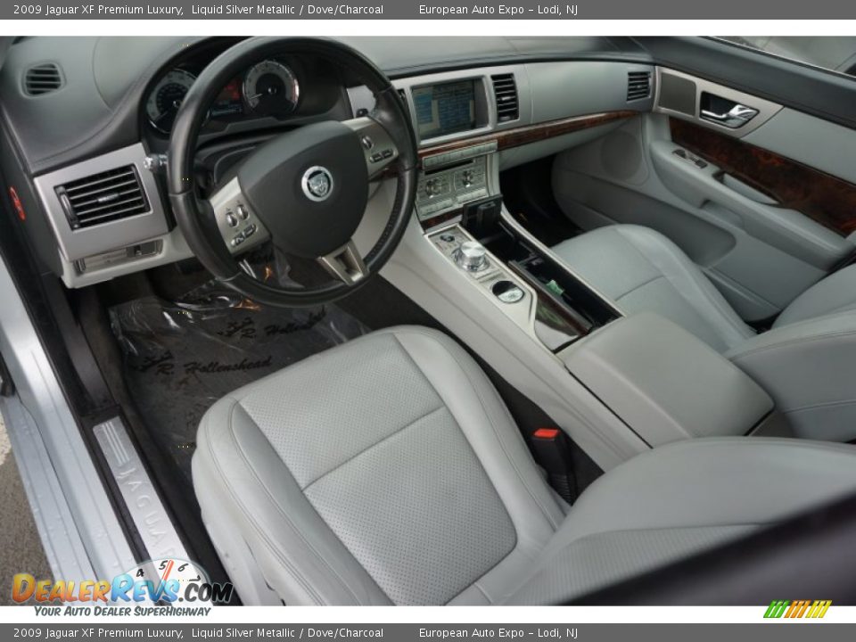 Dove/Charcoal Interior - 2009 Jaguar XF Premium Luxury Photo #11