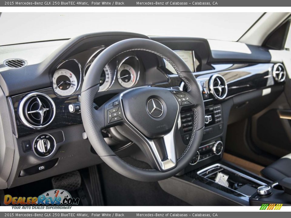 2015 Mercedes-Benz GLK 250 BlueTEC 4Matic Polar White / Black Photo #5