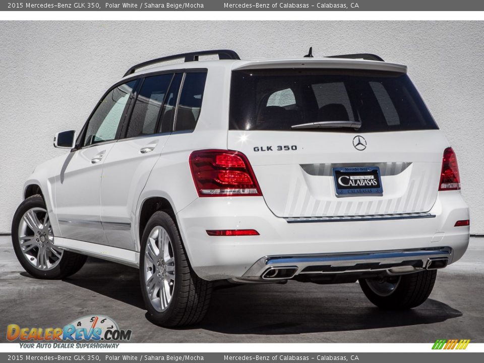 2015 Mercedes-Benz GLK 350 Polar White / Sahara Beige/Mocha Photo #2