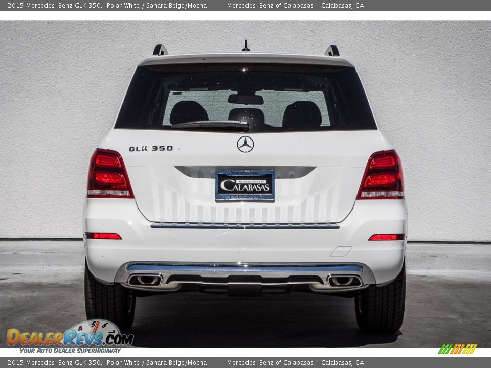 2015 Mercedes-Benz GLK 350 Polar White / Sahara Beige/Mocha Photo #3
