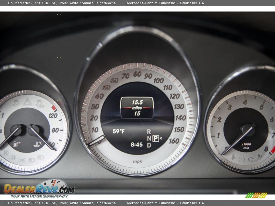 2015 Mercedes-Benz GLK 350 Polar White / Sahara Beige/Mocha Photo #6