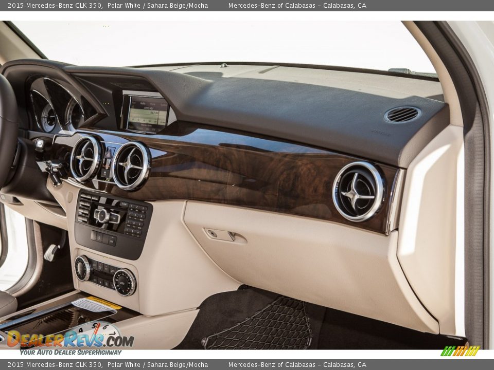 2015 Mercedes-Benz GLK 350 Polar White / Sahara Beige/Mocha Photo #8