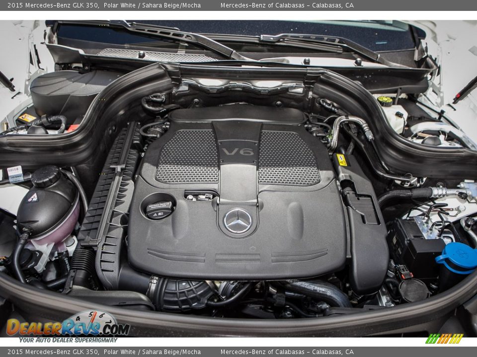 2015 Mercedes-Benz GLK 350 Polar White / Sahara Beige/Mocha Photo #9