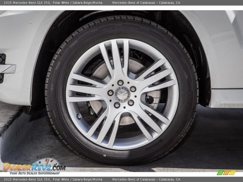 2015 Mercedes-Benz GLK 350 Polar White / Sahara Beige/Mocha Photo #10