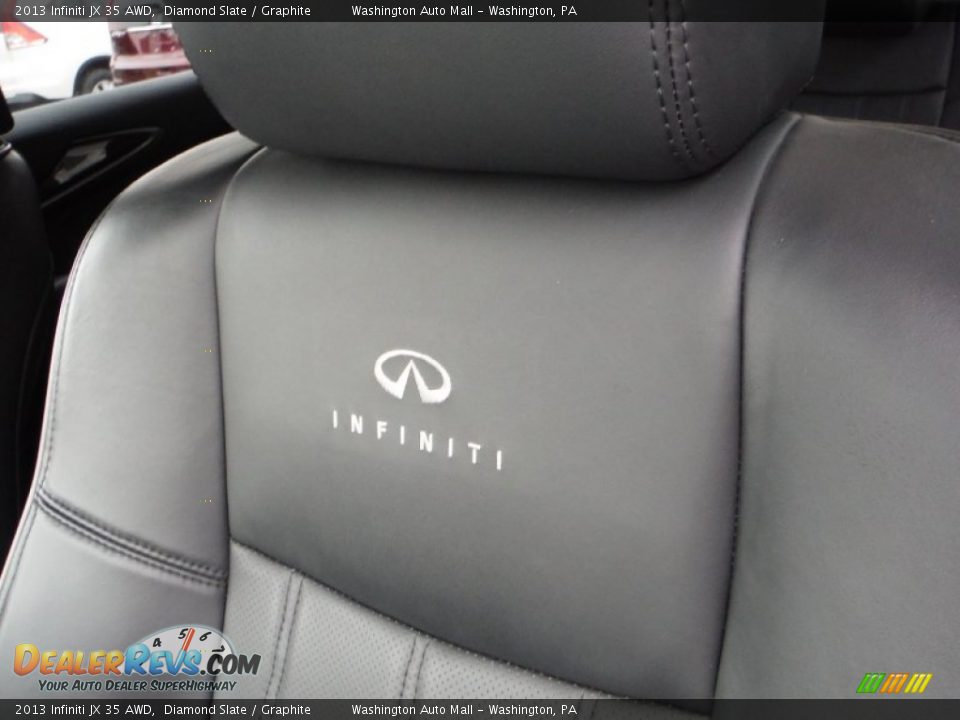 2013 Infiniti JX 35 AWD Diamond Slate / Graphite Photo #15
