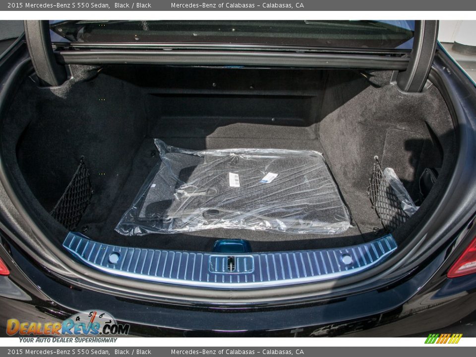 2015 Mercedes-Benz S 550 Sedan Black / Black Photo #4