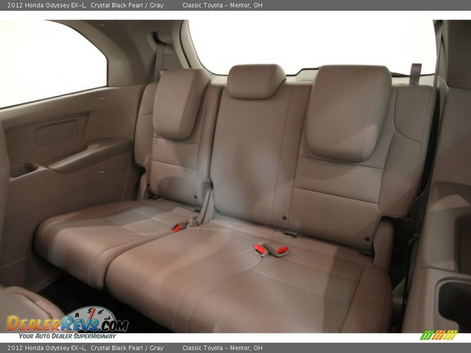 2012 Honda Odyssey EX-L Crystal Black Pearl / Gray Photo #19