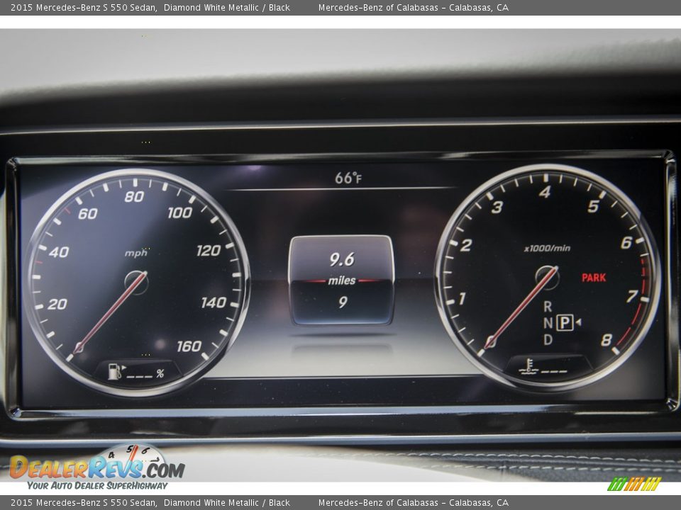 2015 Mercedes-Benz S 550 Sedan Diamond White Metallic / Black Photo #6