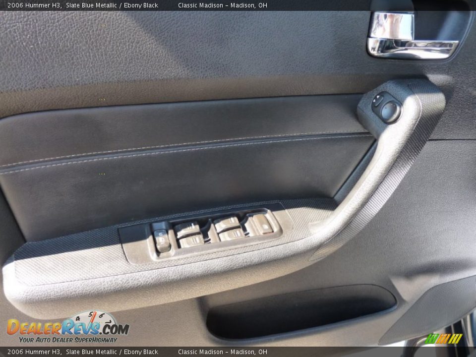 2006 Hummer H3 Slate Blue Metallic / Ebony Black Photo #3