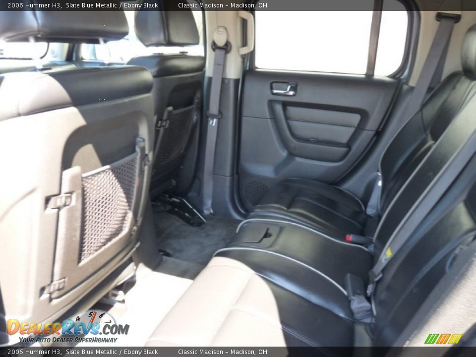 2006 Hummer H3 Slate Blue Metallic / Ebony Black Photo #7