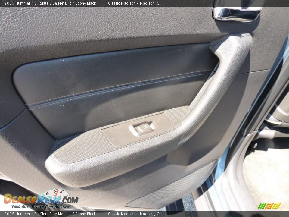 2006 Hummer H3 Slate Blue Metallic / Ebony Black Photo #8