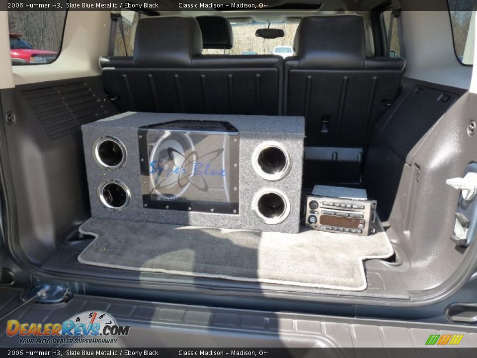 2006 Hummer H3 Slate Blue Metallic / Ebony Black Photo #10