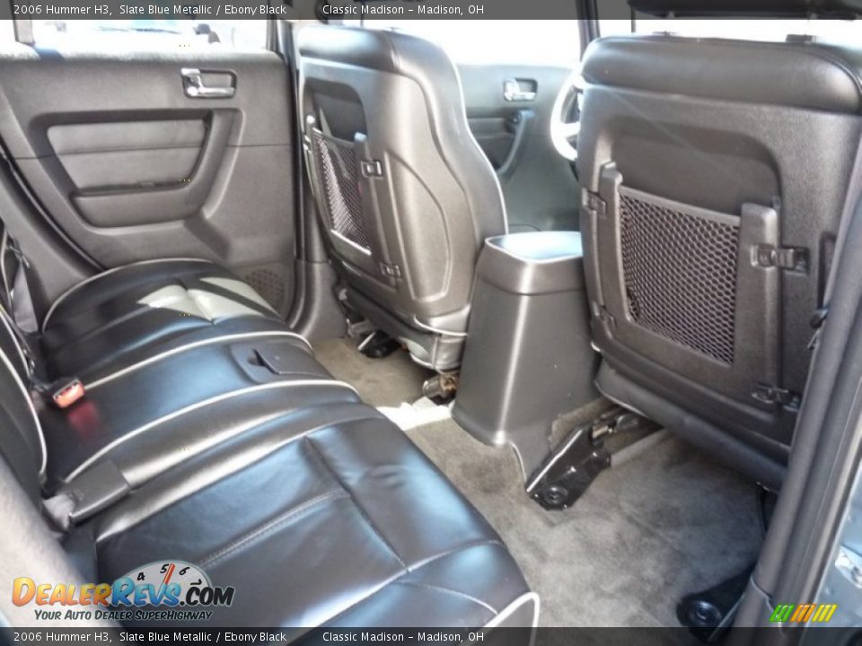 2006 Hummer H3 Slate Blue Metallic / Ebony Black Photo #11
