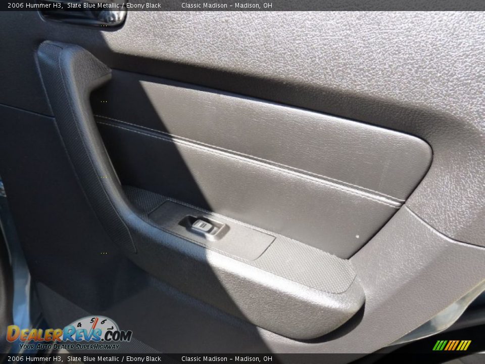 2006 Hummer H3 Slate Blue Metallic / Ebony Black Photo #12