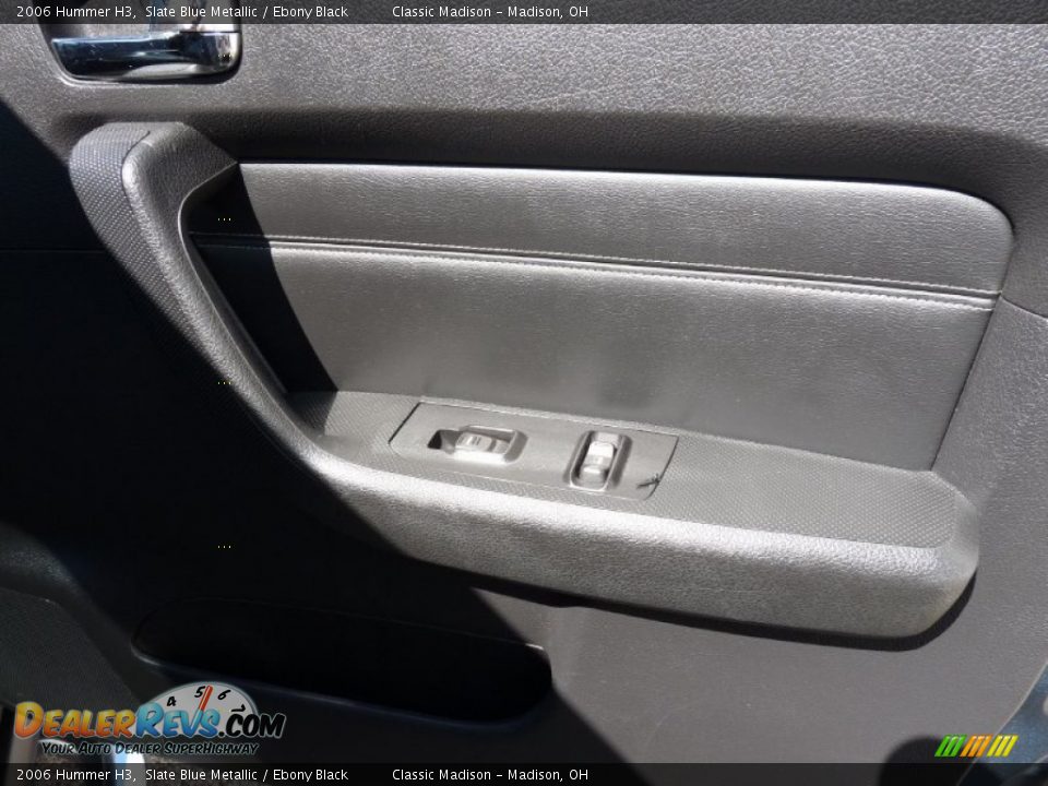 2006 Hummer H3 Slate Blue Metallic / Ebony Black Photo #14