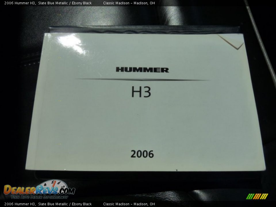 2006 Hummer H3 Slate Blue Metallic / Ebony Black Photo #15