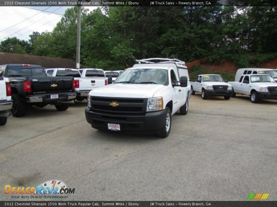 2013 Chevrolet Silverado 1500 Work Truck Regular Cab Summit White / Ebony Photo #1